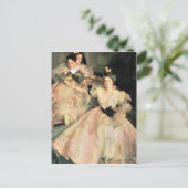 John Singer Sargent - Frau Carl Meyer und ihr Kind Postkarte (Stehend Vorderseite)