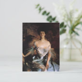 John Singer Sargent- Frau Joseph E. Widener Postkarte (Stehend Vorderseite)