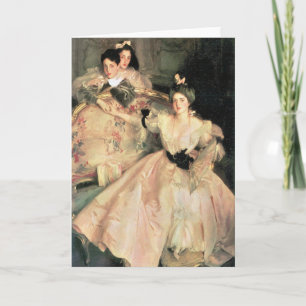 John Singer Sargent - Frau Karl Meyer und ihr Kind Karte