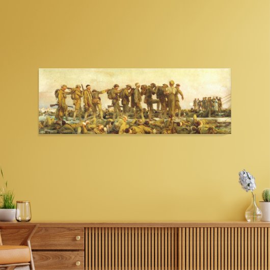 John Singer Sargent - Gassed Leinwanddruck (Insitu (Wohnzimmer))