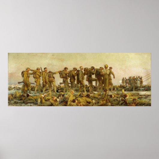 John Singer Sargent - Gassed Poster (Vorne)