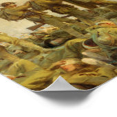 John Singer Sargent - Gassed Poster (Ecke)