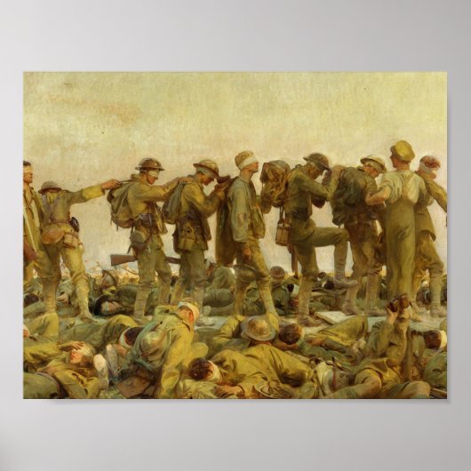 John Singer Sargent - Gassed Poster (Vorne)