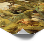 John Singer Sargent - Gassed Poster (Ecke)