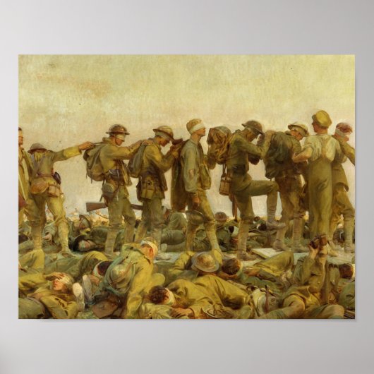 John Singer Sargent - Gassed Poster (Vorne)