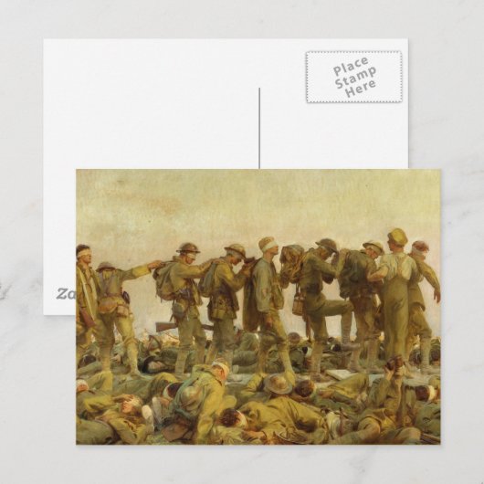John Singer Sargent - Gassed Postkarte (Vorne/Hinten)