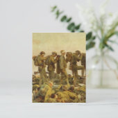 John Singer Sargent - Gassed Postkarte (Stehend Vorderseite)