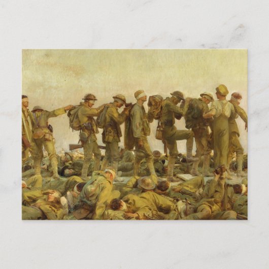 John Singer Sargent - Gassed Postkarte (Vorderseite)