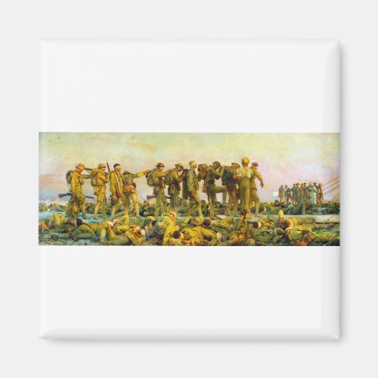 John Singer Sargent Gassed Soldiers Magnet (Vorne)