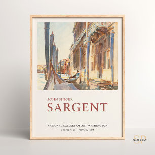 John Singer Sargent Gondel auf dem Grand Canal Poster