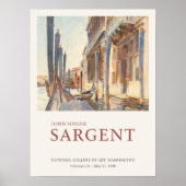 John Singer Sargent Gondola auf dem Canale Grande Poster (Vorne)