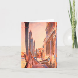 John Singer Sargent Gondola Moorings Venice Karte