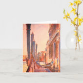 John Singer Sargent Gondola Moorings Venice Karte (Gelbe Blume)