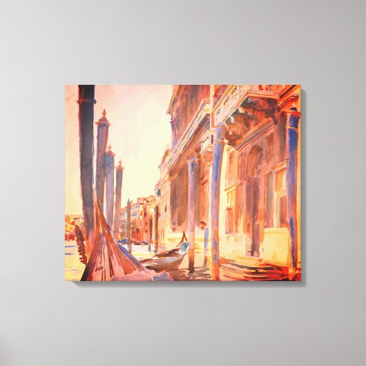 John Singer Sargent Gondola Moorings Venice  Leinwanddruck (Vorderseite)