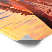 John Singer Sargent Gondola Moorings Venice Poster (Ecke)