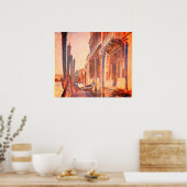 John Singer Sargent Gondola Moorings Venice Poster (Küche)