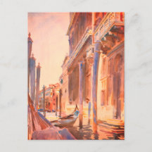 John Singer Sargent Gondola Moorings Venice