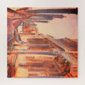 John Singer Sargent Gondola Moorings Venice Puzzle (Horizontal)