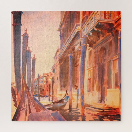 John Singer Sargent Gondola Moorings Venice Puzzle (Vertikal)