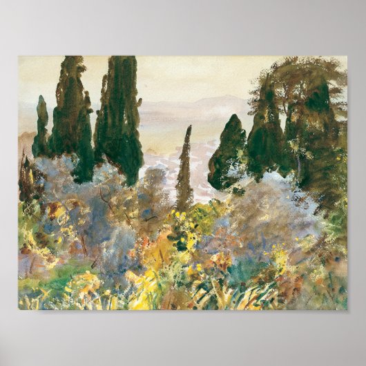 John Singer Sargent - Granada Poster (Vorne)