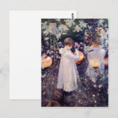 John Singer Sargent John Singer Sargent Sargent Sa Postkarte (Vorne/Hinten)