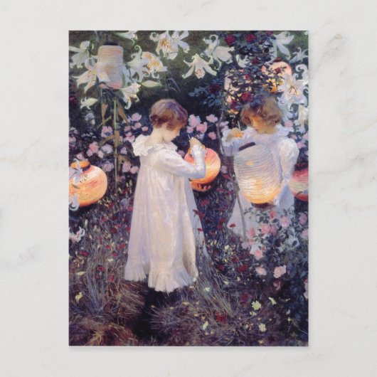 John Singer Sargent John Singer Sargent Sargent Sa Postkarte (Vorderseite)