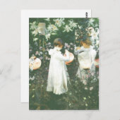 John Singer Sargent John Singer Sargent Sargent Sa Postkarte (Vorne/Hinten)
