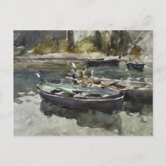 John Singer Sargent - Kleine Boote Postkarte (Vorderseite)
