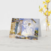 John Singer Sargent - Korfu: Lichter und Schatten Karte (Gelbe Blume)