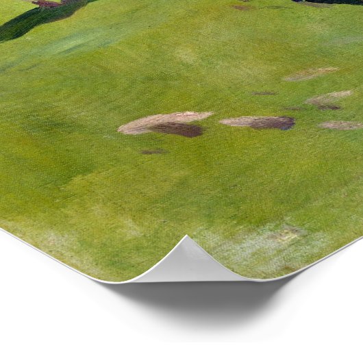 John Singer Sargent Landscape with Goatherd Poster (Ecke)