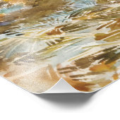 John Singer Sargent - Landschaft mit Palmettos Fotodruck (Ecke)