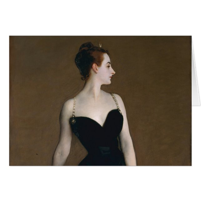 John Singer Sargent Madame X Classic Portrait (Vorderseite (Horizontal))