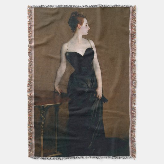 John Singer Sargent Madame X Classic Portrait Decke (Vorderseite Vertikal)