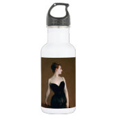 John Singer Sargent Madame X Classic Portrait Edelstahlflasche (Vorderseite)