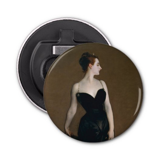 John Singer Sargent Madame X Classic Portrait Flaschenöffner (Vorderseite)