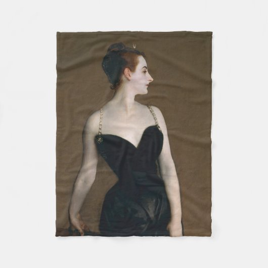 John Singer Sargent Madame X Classic Portrait Fleecedecke (Vorderseite)