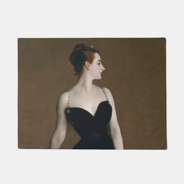 John Singer Sargent Madame X Classic Portrait Fußmatte (Vorderseite)