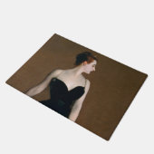 John Singer Sargent Madame X Classic Portrait Fußmatte (Schrägansicht)