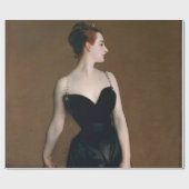 John Singer Sargent Madame X Classic Portrait Geschenkpapier (Flach)