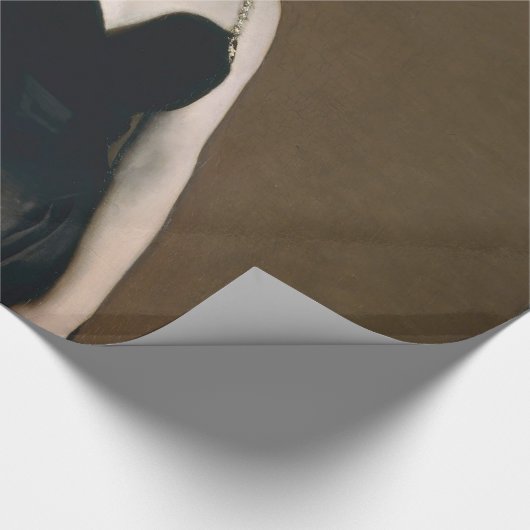 John Singer Sargent Madame X Classic Portrait Geschenkpapier (Ecke)