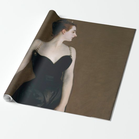 John Singer Sargent Madame X Classic Portrait Geschenkpapier (Ungerollt)