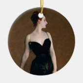 John Singer Sargent Madame X Classic Portrait Keramik Ornament (Vorne)