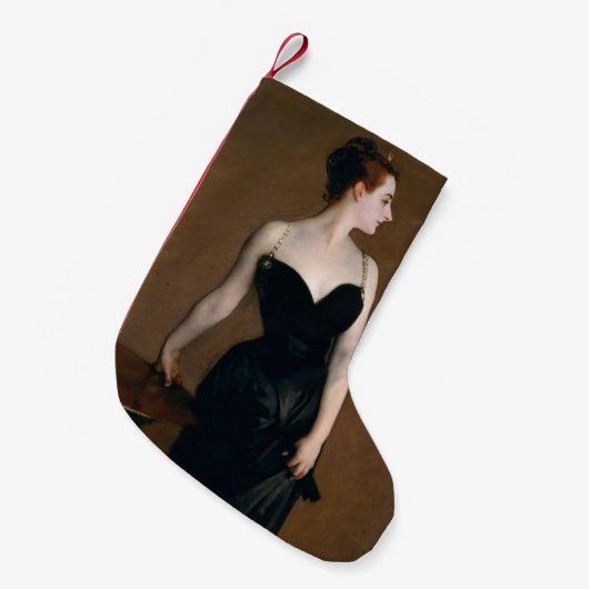 John Singer Sargent Madame X Classic Portrait Kleiner Weihnachtsstrumpf (Vorderansicht (hängend))