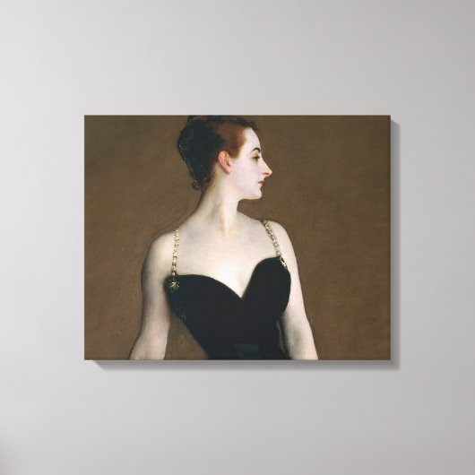 John Singer Sargent Madame X Classic Portrait Leinwanddruck (Vorderseite)