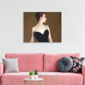 John Singer Sargent Madame X Classic Portrait Leinwanddruck (Insitu (Wohnzimmer))