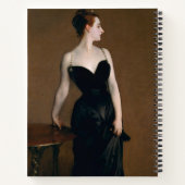 John Singer Sargent Madame X Classic Portrait Notizblock (Rückseite)