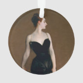 John Singer Sargent Madame X Classic Portrait Ornament (Rückseite)