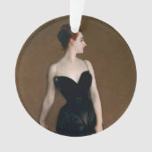 John Singer Sargent Madame X Classic Portrait Ornament (Vorderseite)