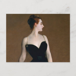 John Singer Sargent Madame X Classic Portrait Postkarte