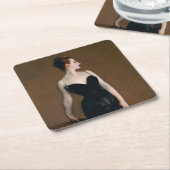 John Singer Sargent Madame X Classic Portrait Rechteckiger Pappuntersetzer (angewinkelt)
